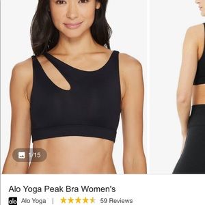 Alo Yoga Black Sports Bra/top